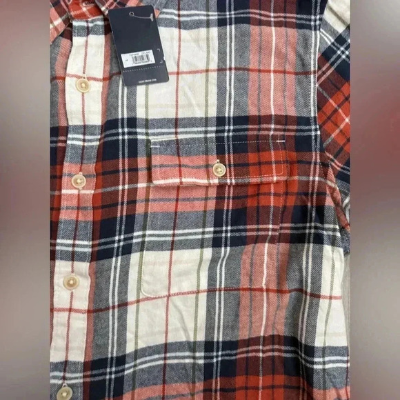 NWT Lucky Brand Flannel shirt Large Men’s - Picture 2 of 9